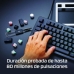 Clavier Hyperx Espagnol Qwerty Bleu Noir