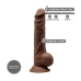 Realistinen dildo Silexd Ruskea