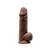 Realistische Dildo Silexd Bruin