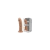 Dildo Realistico Silexd Caramel Beige