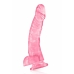 Dildo Pure Jelly Cor de Rosa XL