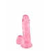 Dildo Pure Jelly Cor de Rosa