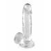 Zwarte Dildo Pure Jelly L