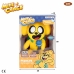 Bamse med Lyd Mikecrack Gul 29 cm