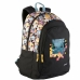 Mochila Escolar Minecraft Pixel Negro 44 x 30 x 20 cm