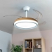 LED Ceiling Fan with 4 Retractable Blades Blalefan InnovaGoods Wood 72 W Ø49,5-104 cm (Refurbished A)