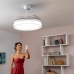 Stropný ventilátor s LED svetlom a 4 výsuvnými lopatkami Blalefan InnovaGoods Biela 72 W Ø49,5-104 cm (Obnovené C)