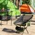 Sammenleggbar campingstol Folstul InnovaGoods Svart (Fikset A)