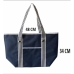 Beach Bag Dark blue Oxford 48 x 18 x 34 cm