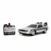 Kauko-ohjattava auto Back to the Future Delorean Hopeinen 1:16