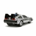 Ar Pulti Vadāma Automašīna Back to the Future Delorean Sudrabains 1:16