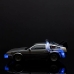 Kauko-ohjattava auto Back to the Future Delorean Hopeinen 1:16