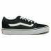 Dames casual sneakers Vans Ward Zwart