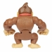 Figuuri, jossa liikkuvat raajat Jakks Pacific Donkey Kong Super Mario Bros Ruskea Muovinen