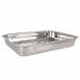 Bandeja para Forno Quttin Aço Prateado Retangular 43,4 x 31,2 cm (4 Unidades)