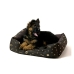 Letto per animali domestici GO GIFT L Bronce 15 x 15 x 45 cm