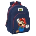 Ghiozdan Super Mario World Bleumarin 32 x 42 x 15 cm