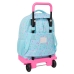 School Rucksack with Wheels Safta Bicicleta Blue 33 x 45 x 22 cm Bicycle