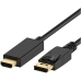 Cable DisplayPort Ewent EW-140300-030-N-P HDMI Negro