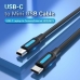 Kabel USB Vention COWBF Czarny 1 m (1 Sztuk)