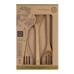 Set of Kitchen Utensils San Ignacio Acacia 3 Pieces