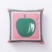 Kussen Benetton Groen Roze Appel 40 x 40 cm Vierkant