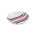 Dinnerware Set Beverly Hills Polo Club Blue Red Porcelain Stripes 12 Pieces