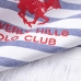 Badhanddoek Beverly Hills Polo Club Blauw Wit 100% katoen 80 x 165 cm