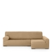 Hoes voor chaise longue met lange armleuning rechts Eysa ULISES Beige Zand 170 x 110 x 310 cm