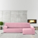 Hoes voor chaise longue met lange armleuning rechts Eysa ULISES Roze Licht Roze 170 x 110 x 310 cm