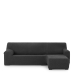 Hoes voor chaise longue met korte armleuning rechts Eysa THOR Donker grijs 110 x 110 x 310 cm