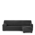 Hoes voor chaise longue met korte armleuning rechts Eysa THOR Donker grijs 110 x 110 x 310 cm