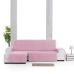 Right short arm chaise longue cover Eysa LEVANTE Pink 100 x 110 x 240 cm