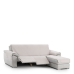 Housse pour chaise longue accoudoir court droit Eysa MONTBLANC Beige 100 x 110 x 240 cm