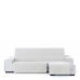 Hoes voor chaise longue met korte armleuning rechts Eysa LEVANTE Wit 100 x 110 x 290 cm