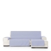 Hoes voor chaise longue met korte armleuning rechts Eysa SILVER Blauw 100 x 110 x 290 cm