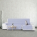 Hoes voor chaise longue met korte armleuning rechts Eysa SILVER Blauw 100 x 110 x 290 cm