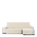 Housse pour chaise longue accoudoir court droit Eysa LEVANTE Beige 100 x 110 x 290 cm