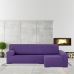 Funda para chaise longue de brazo largo derecho Eysa ULISES Morado 170 x 110 x 310 cm