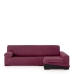 Housse pour chaise longue accoudoir long droit Eysa ULISES Bordeaux 170 x 110 x 310 cm