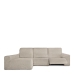 Hoes voor chaise longue met lange armleuning links Eysa ROC Wit 180 x 120 x 360 cm