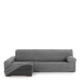 Funda para chaise longue de brazo largo izquierdo Eysa THOR Gris oscuro 170 x 110 x 310 cm