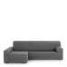 Hoes voor chaise longue met lange armleuning links Eysa THOR Donker grijs 170 x 110 x 310 cm