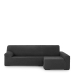 Hoes voor chaise longue met lange armleuning rechts Eysa THOR Antraciet Donker grijs 170 x 110 x 310 cm