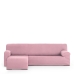 Capa para chaise longue de braço comprido esquerdo Eysa ULISES Cor de Rosa Rosa Claro 110 x 110 x 310 cm