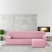 Housse pour chaise longue accoudoir long gauche Eysa ULISES Rose Rose clair 110 x 110 x 310 cm