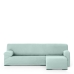 Right short arm chaise longue cover Eysa ULISES Aquamarine 110 x 110 x 310 cm