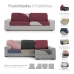 Kuddfodral Eysa THOR Bordeaux 100 x 15 x 120 cm Soffa