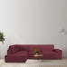 Hoes voor chaise longue met lange armleuning links Eysa ROC Tegel Donkerrood 110 x 120 x 500 cm