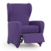 Copridivano poltrona con gambe separate Eysa ULISES Viola 90 x 100 x 75 cm